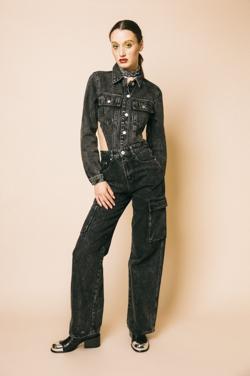 AC4069 black – jeans – GLAMOROUS - immagine 3