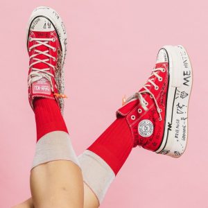 DSB-02A13 red – Scarpe – NAN-KU COUTURE