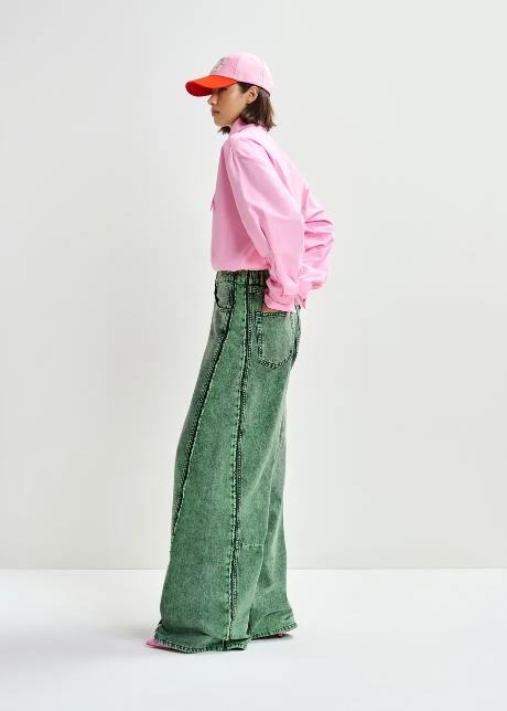 Jomato Pointy Collar Shirt Pink – Camicie – ESSENTIEL ANTWERP - immagine 7