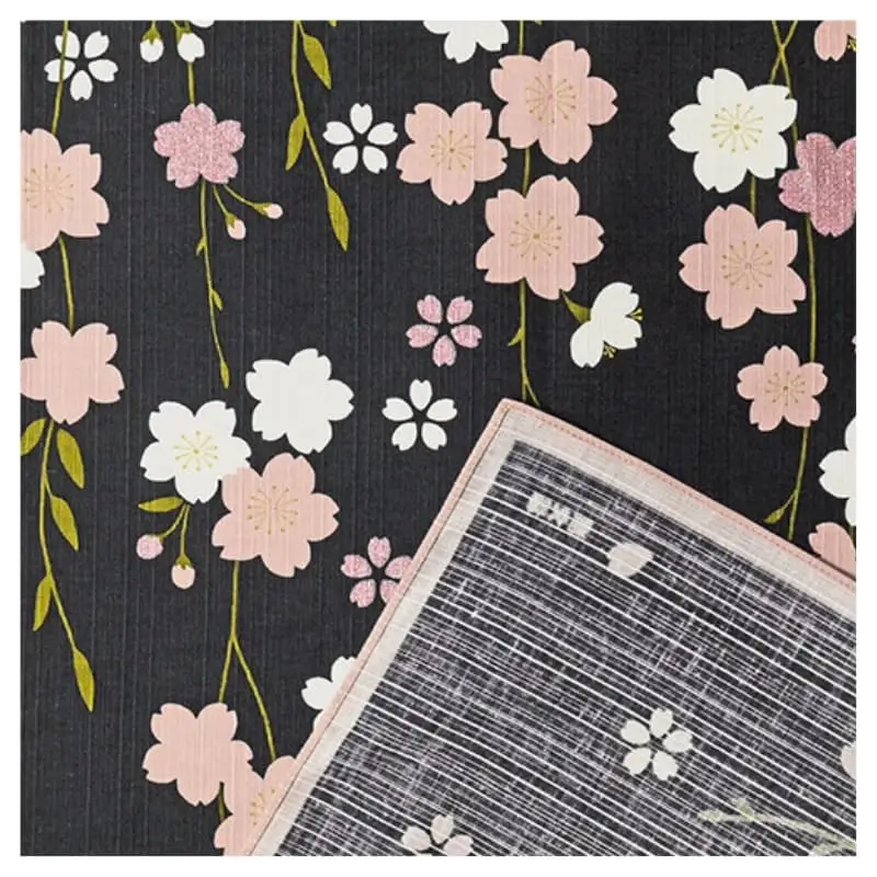 Furoshiki Giapponese Sakura by Night - 90x90 cm - immagine 4