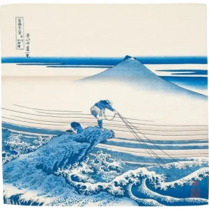 Furoshiki Monte Fuji Blu - 48x48 cm