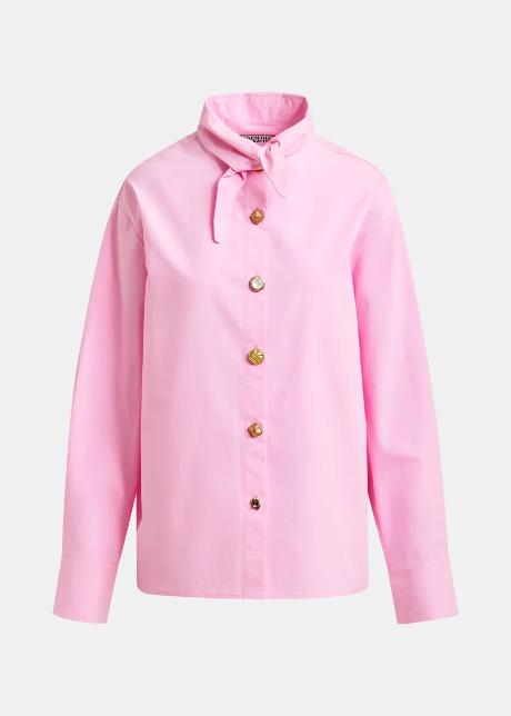 Jomato Pointy Collar Shirt Pink – Camicie – ESSENTIEL ANTWERP - immagine 4