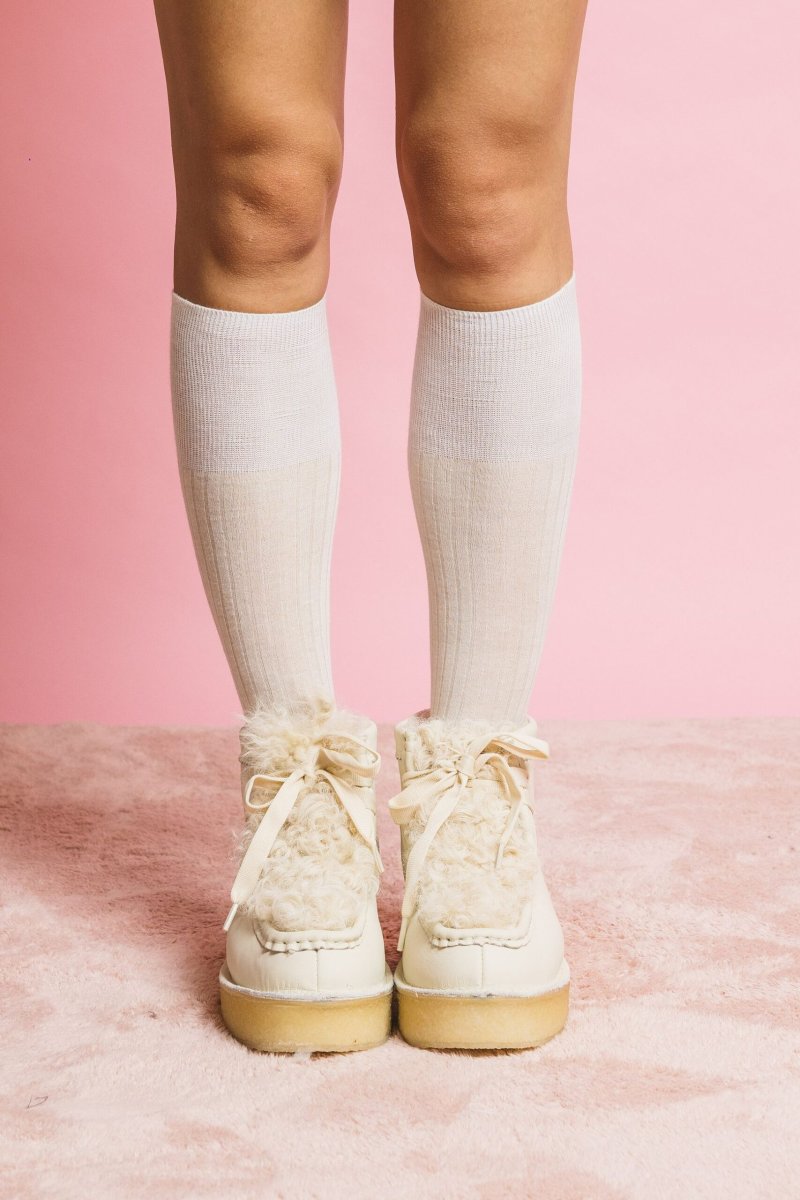 EFK-01PC1 White – Scarpe – NAN-KU COUTURE - immagine 4