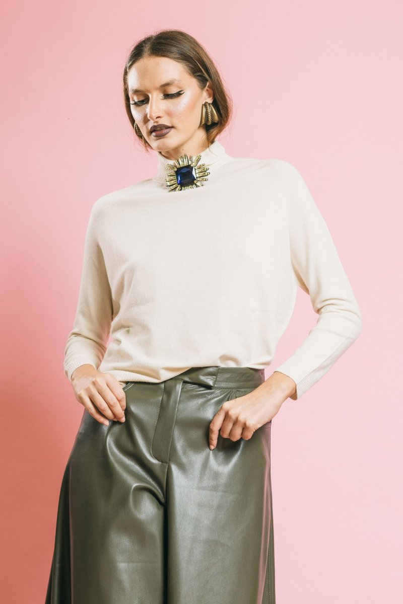 M3F0108 panna – Maglieria – SOLOTRE - immagine 2