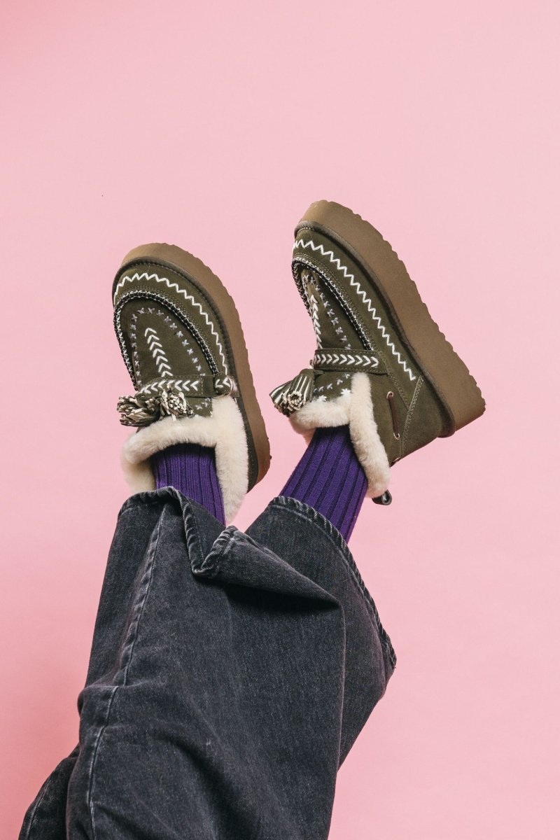 DFH-11B4 Army Green – Scarpe – NAN-KU COUTURE - immagine 6