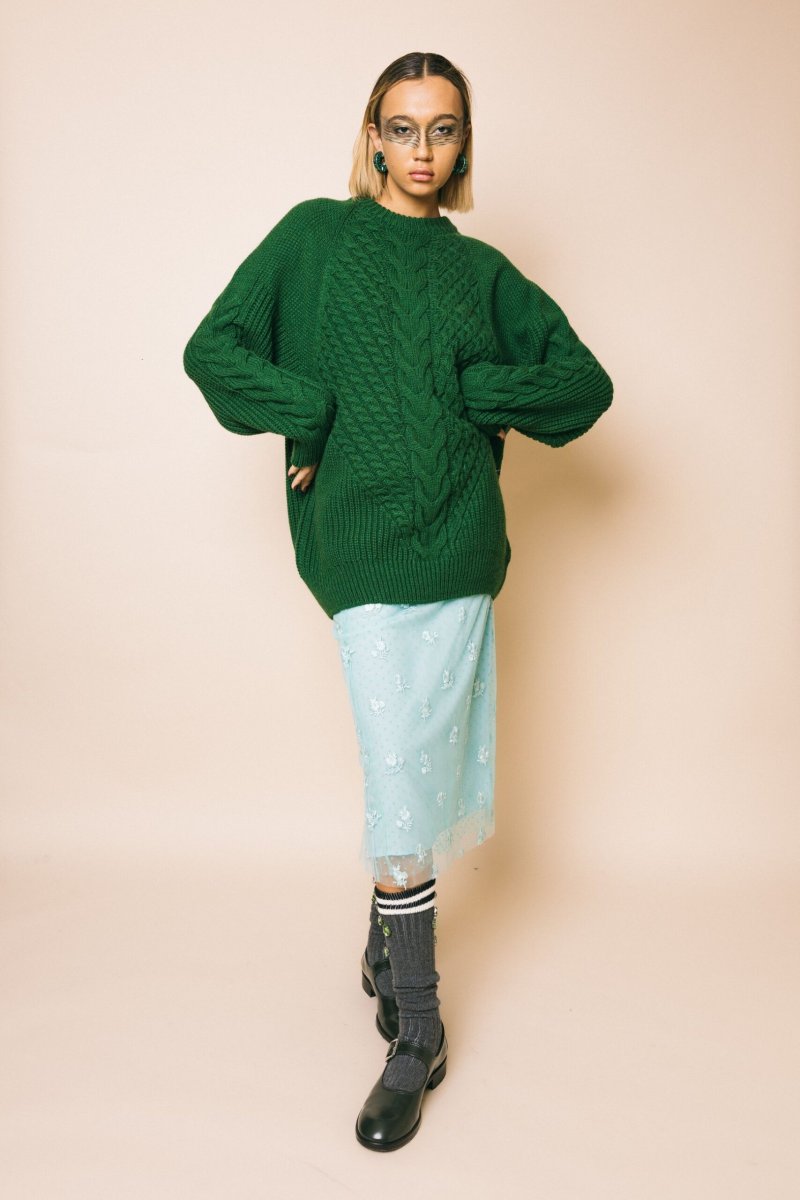 Grive cable knitted pull – Maglieria – ESSENTIEL ANTWERP - immagine 5