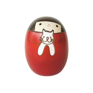 Kokeshi Neko rossa