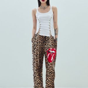 185567 Ribs Tank Top Gin – Maglieria – ANIYE BY