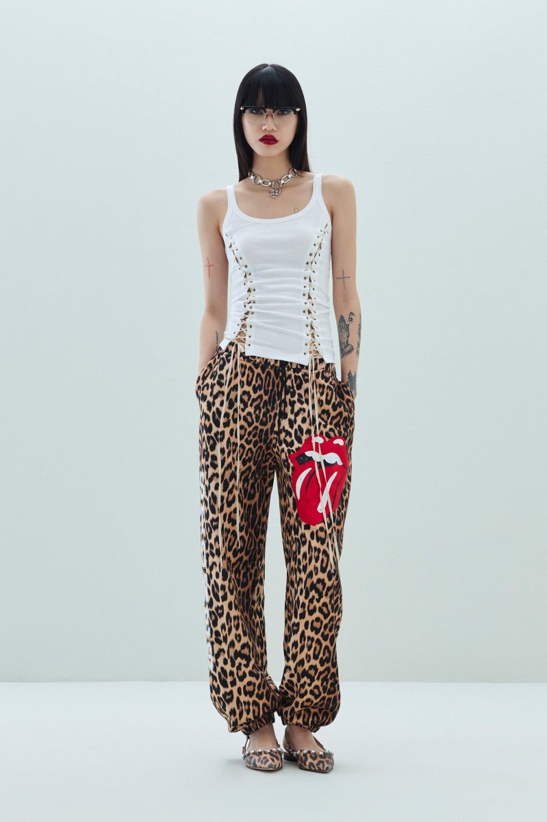 185567 Ribs Tank Top Gin – Maglieria – ANIYE BY