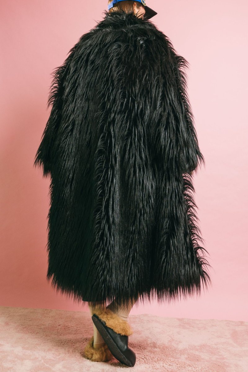 181259 Faux Fur Penny Black – Cappotti e Trench – ANIYE BY - immagine 7