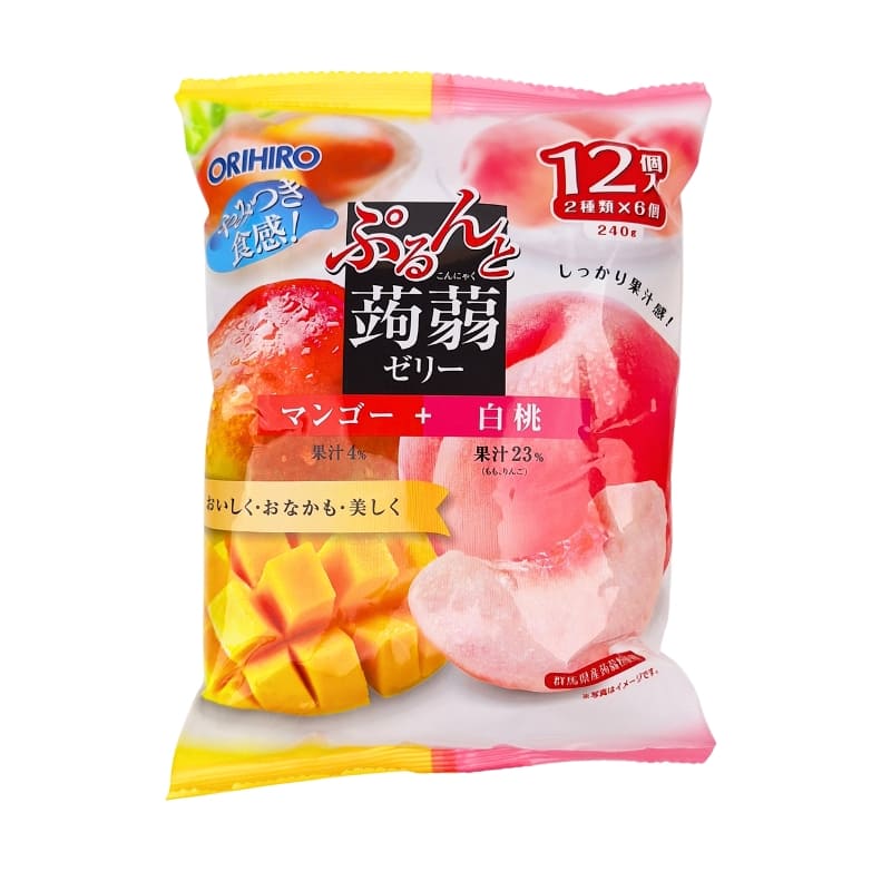 Orihiro Caramella Gommosa Di Konjac Al Mango E Alla Pesca - immagine 2