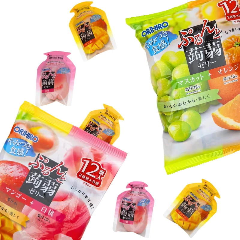 Orihiro Caramella Gommosa Di Konjac Al Mango E Alla Pesca - immagine 3