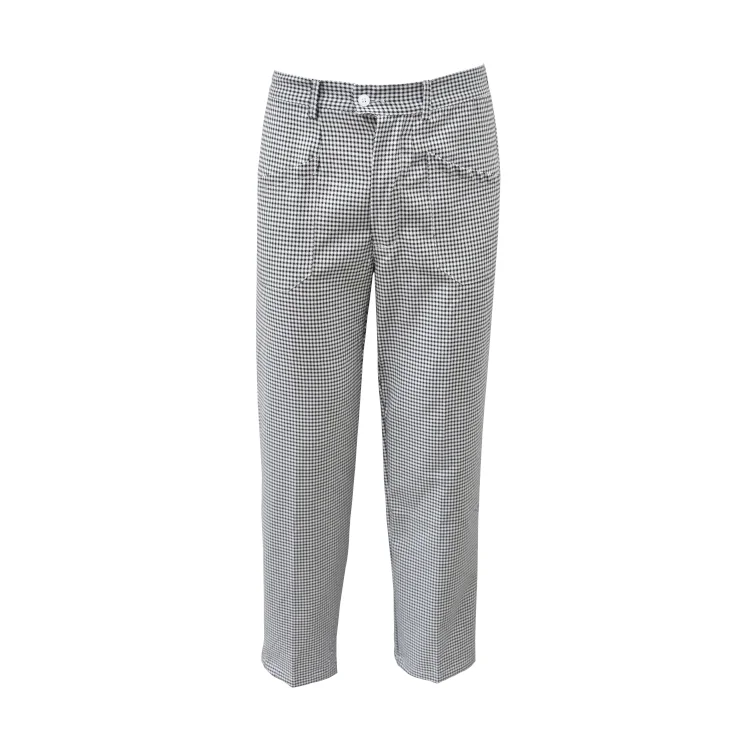 Pantalone cuoco uomo “Pied de poule” - immagine 3