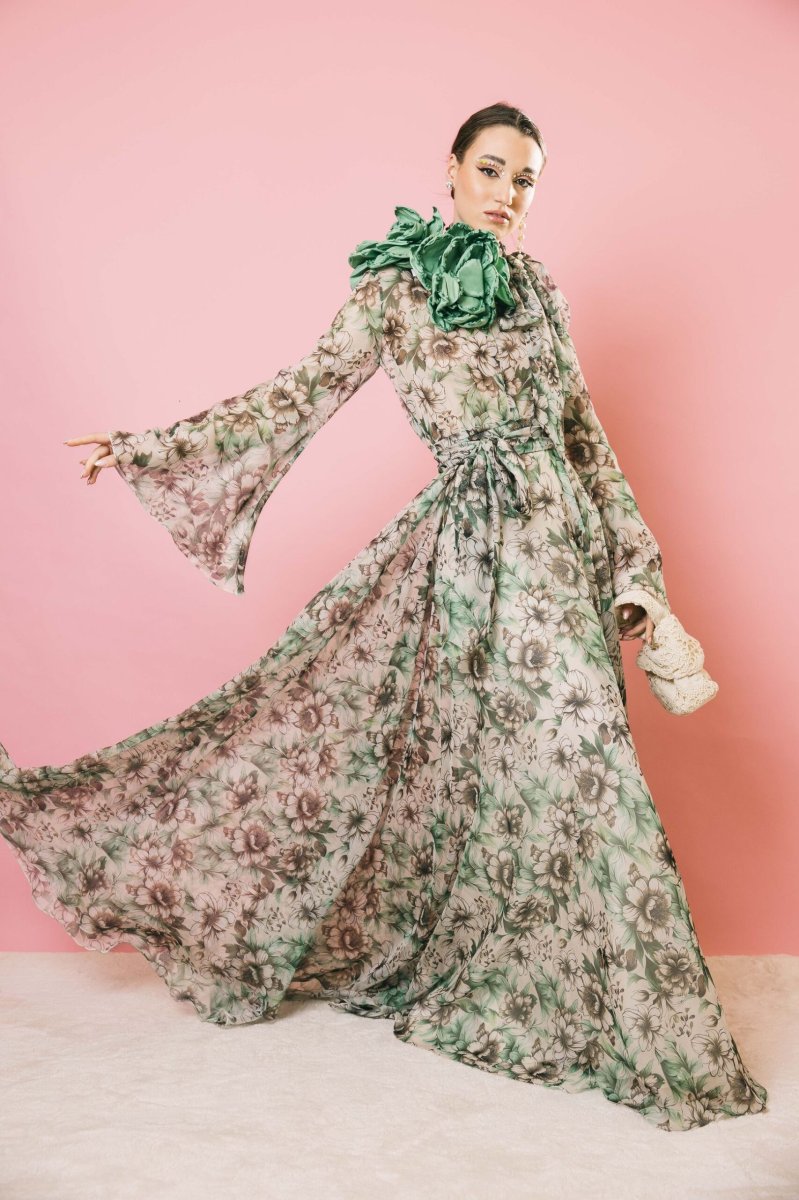 GCR25A405C08 greenflowers – Abiti – GIADACURTI