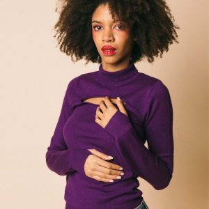 KI2373 viola – Maglieria – KOSTUMN°1