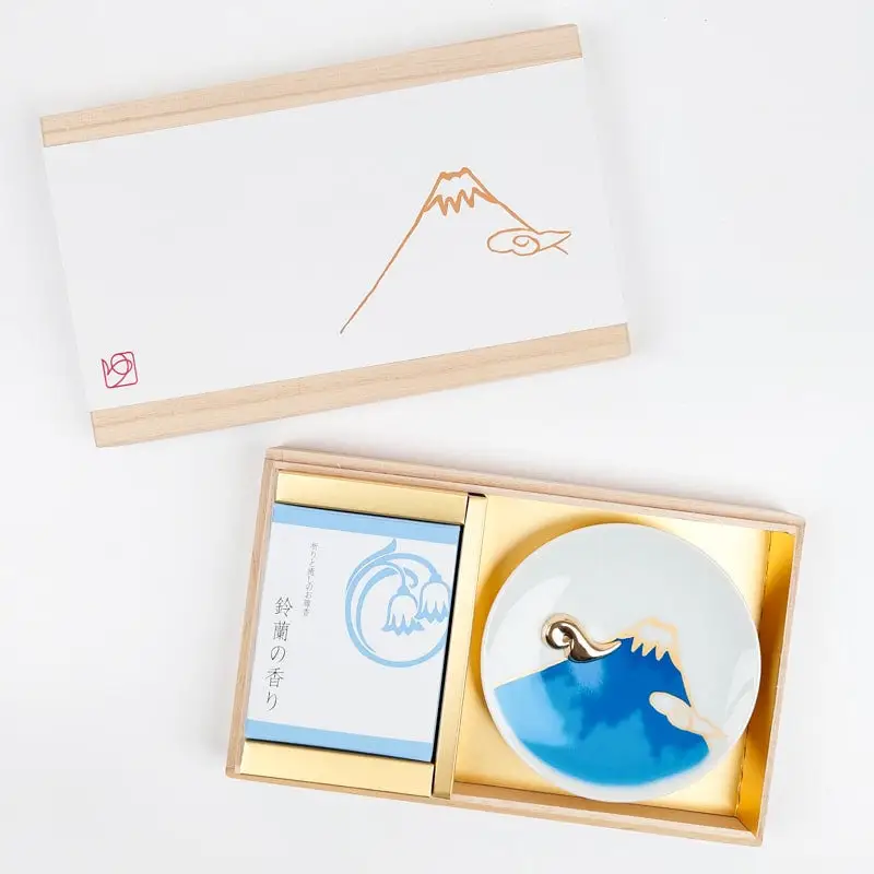 Set regalo di incenso giapponese del Monte Fuji - immagine 5