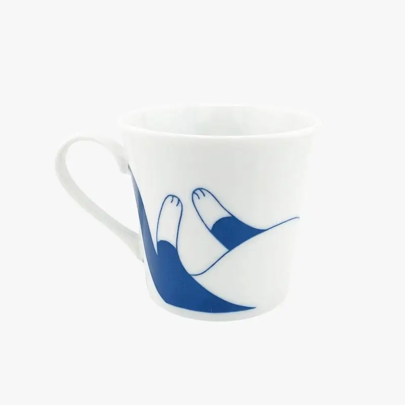 Tazza Con Gatto Giapponese - Blu - immagine 3