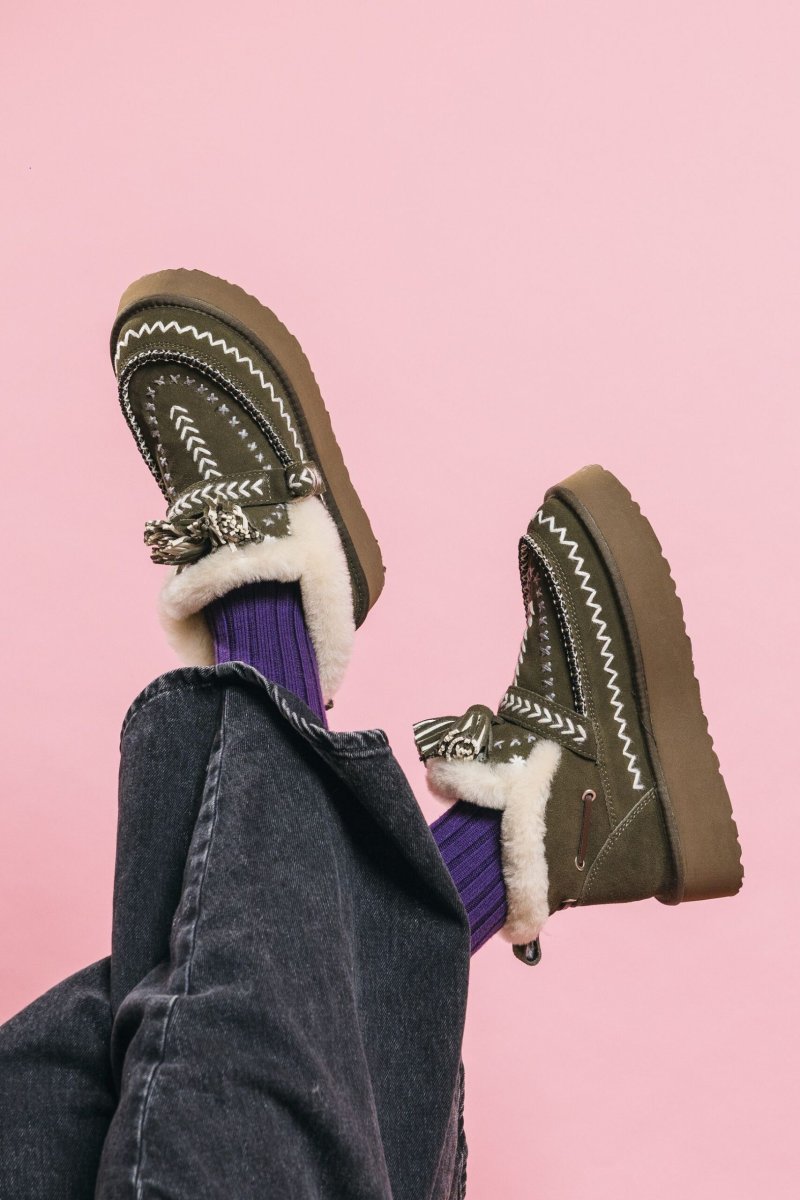 DFH-11B4 Army Green – Scarpe – NAN-KU COUTURE - immagine 7