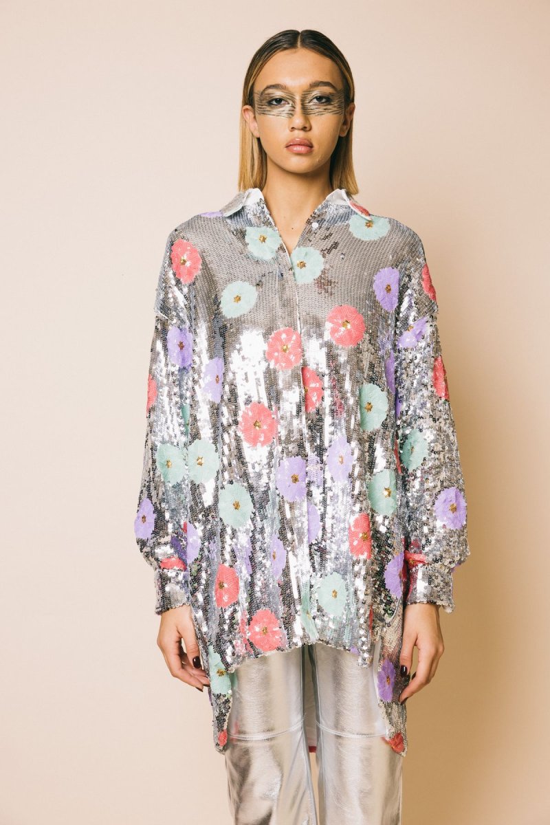 KA7216 Silver – Camicie – GLAMOROUS - immagine 3