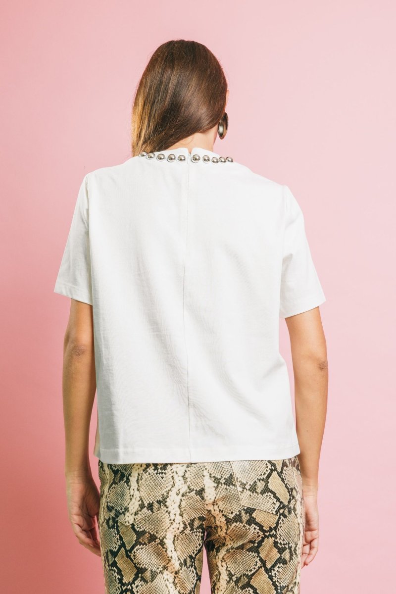 Intenso Silver Ball White – Maglieria – ESSENTIEL ANTWERP - immagine 7