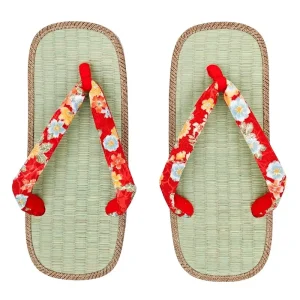 Zori Giapponesi Da Donna - Akai Hanao